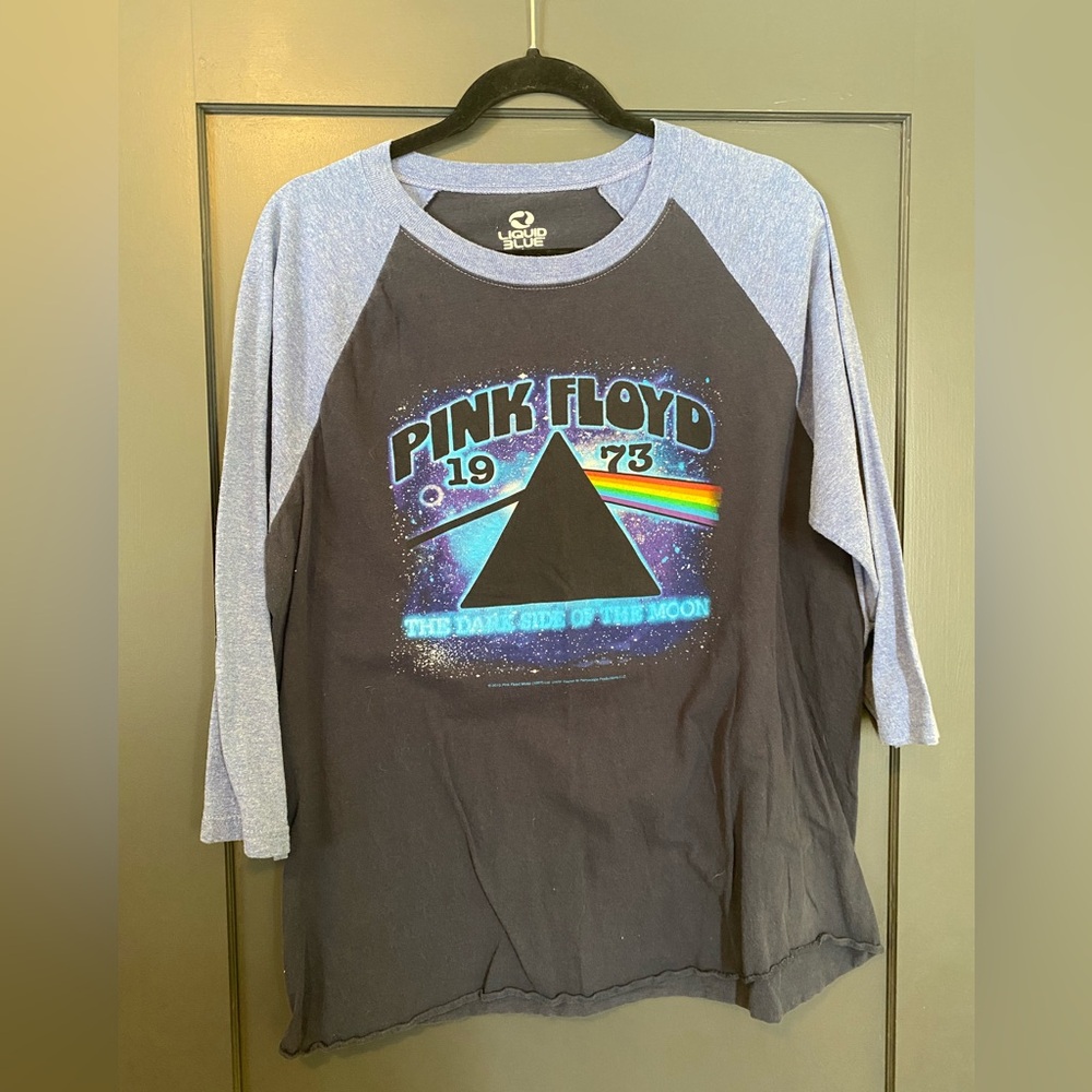 Pink Floyd tshirt 3/4 sleeve size large